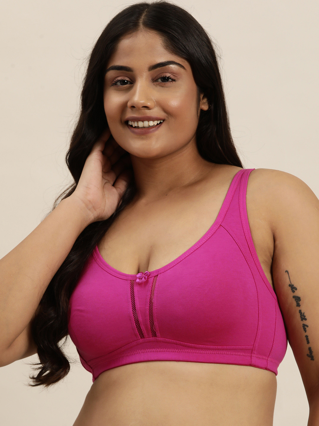 

Sztori Plus Size T-shirt Bra, Magenta