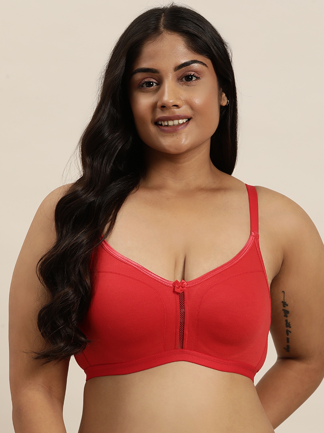 

Sztori Plus Size Everyday Bra, Red
