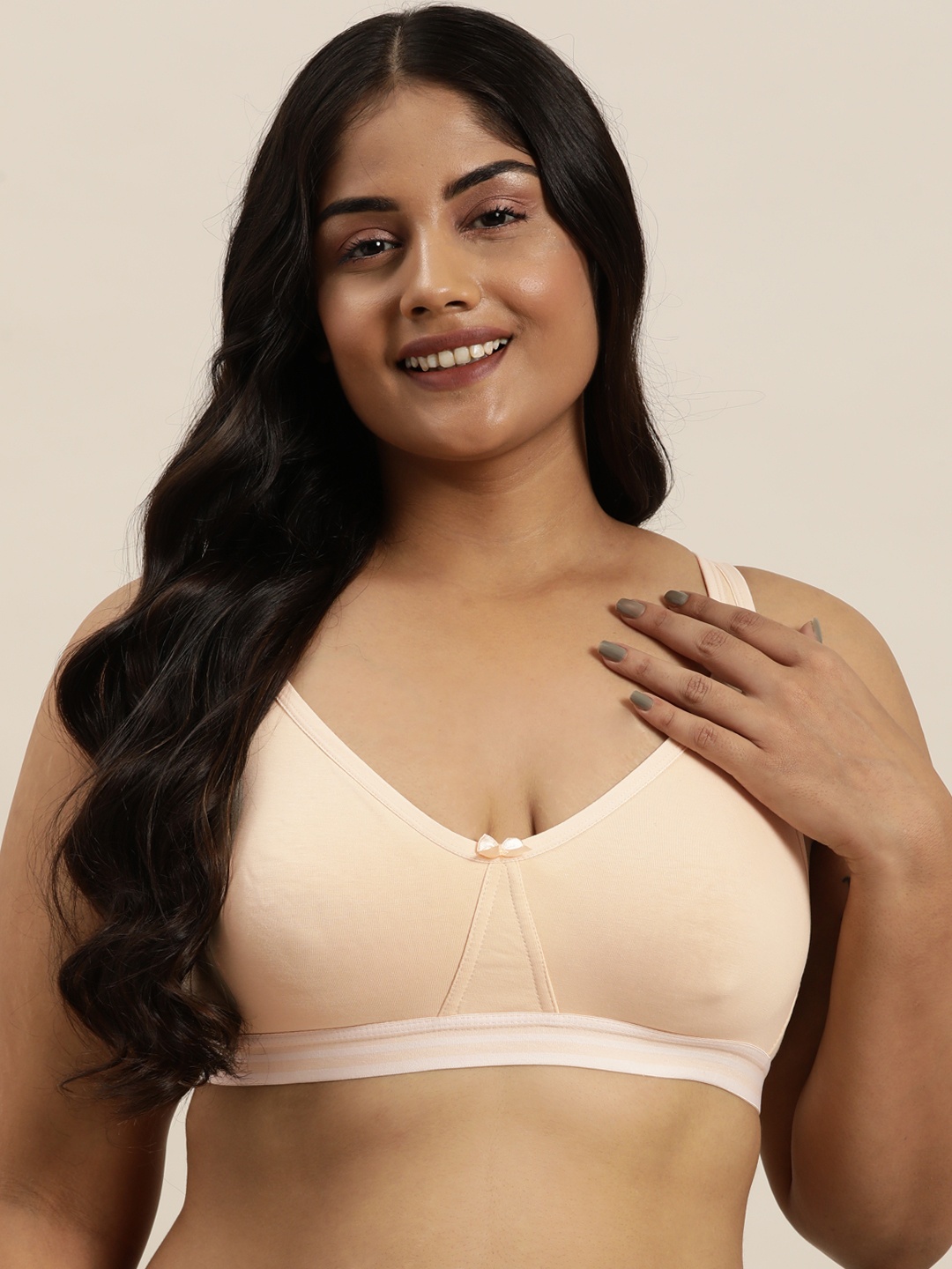 

Sztori Plus Size Medium Coverage Bra, Nude