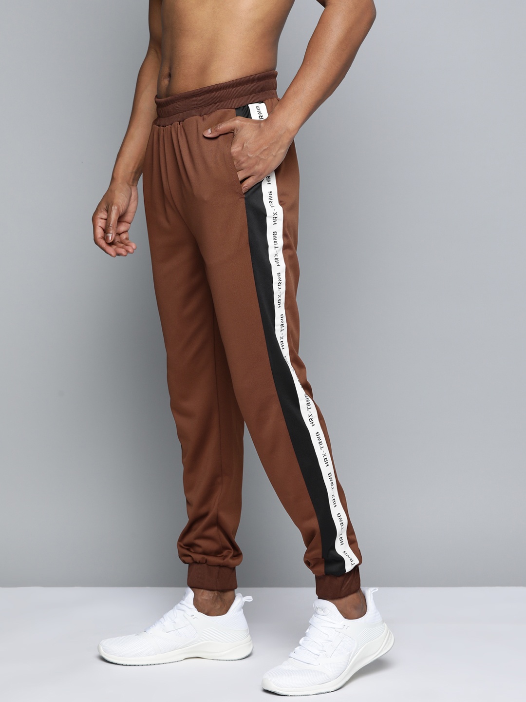 

HRX by Hrithik Roshan Men Training Joggers, Rust