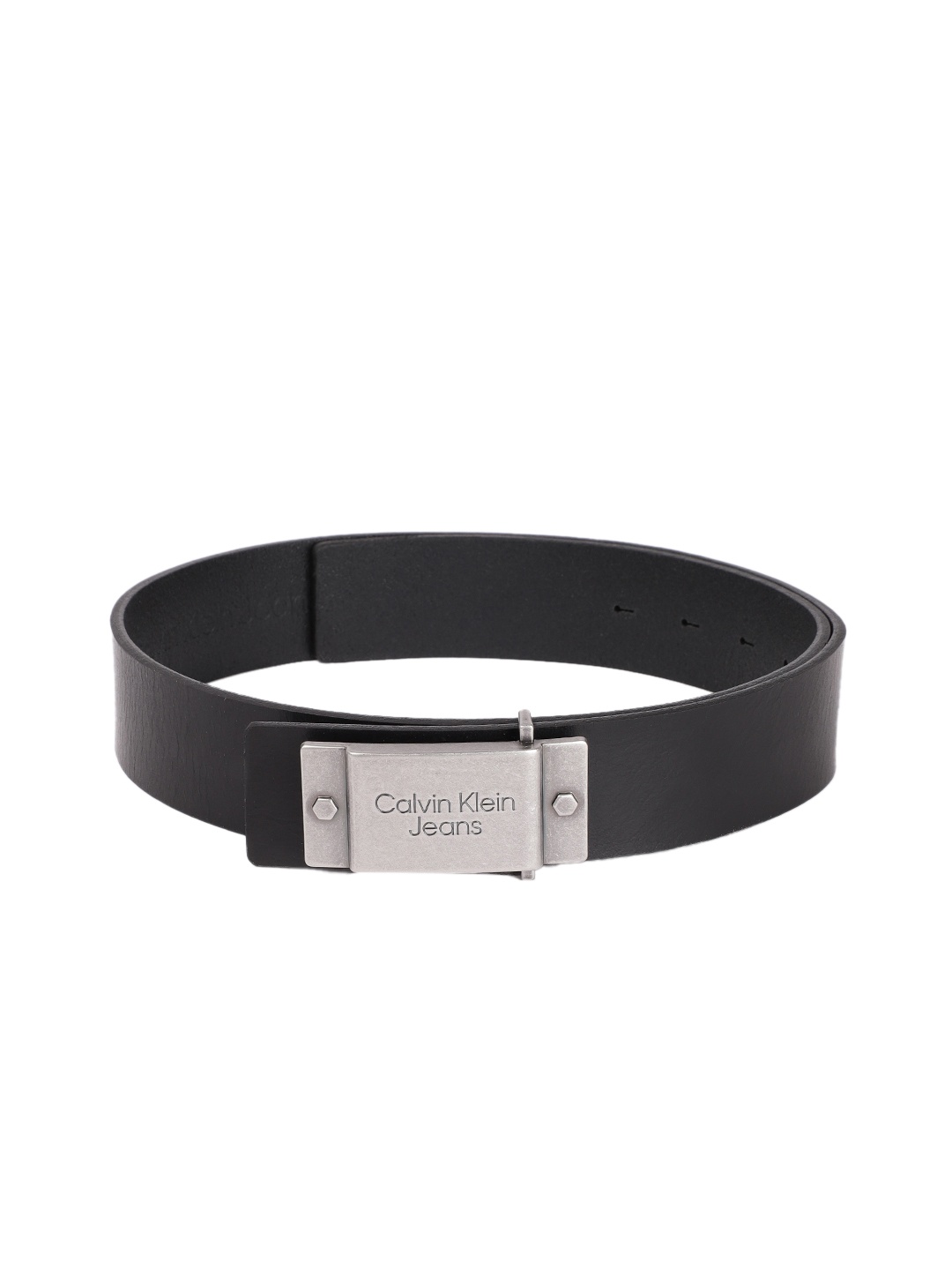 

Calvin Klein Men Solid Leather Belt, Black