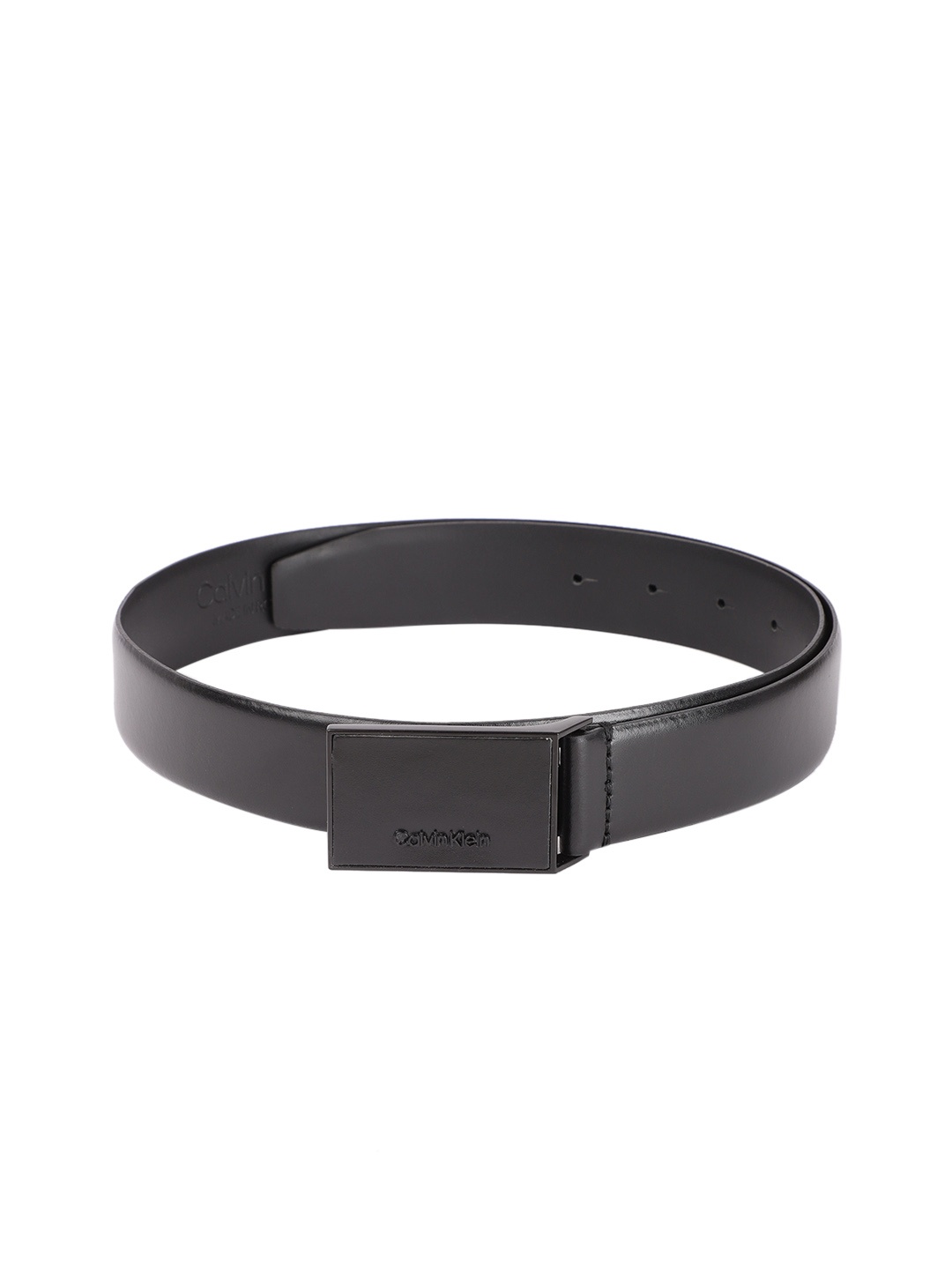 

Calvin Klein Men Solid Leather Belt, Black