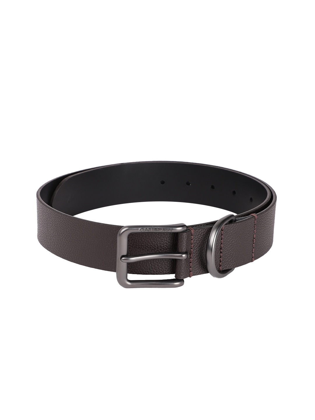 

Calvin Klein Men Textured Leather Belt, Brown