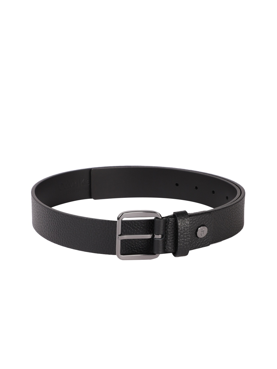 

Calvin Klein Men Textured Adjustable Leather Belt, Black