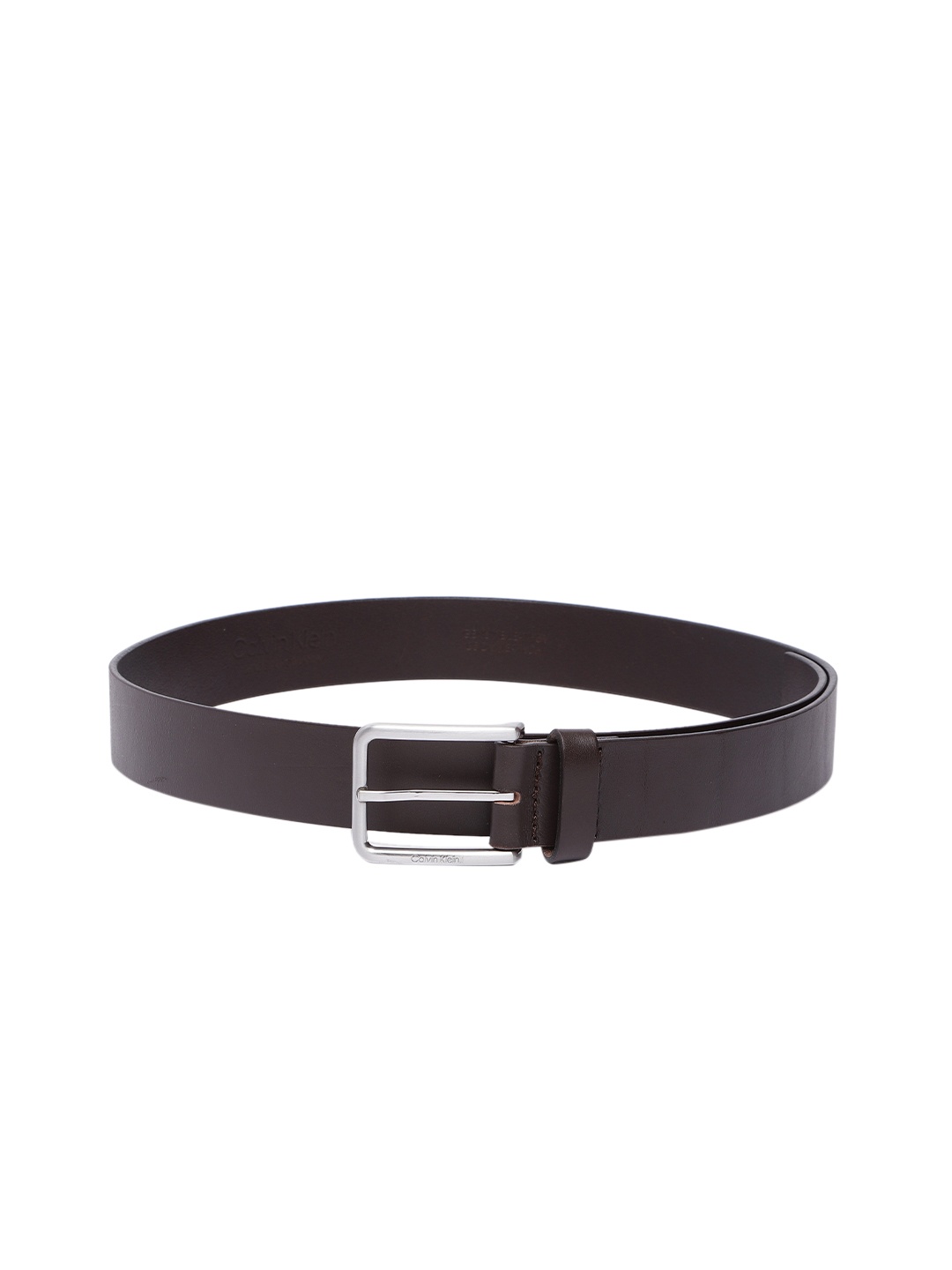 

Calvin Klein Men Leather Belt, Coffee brown