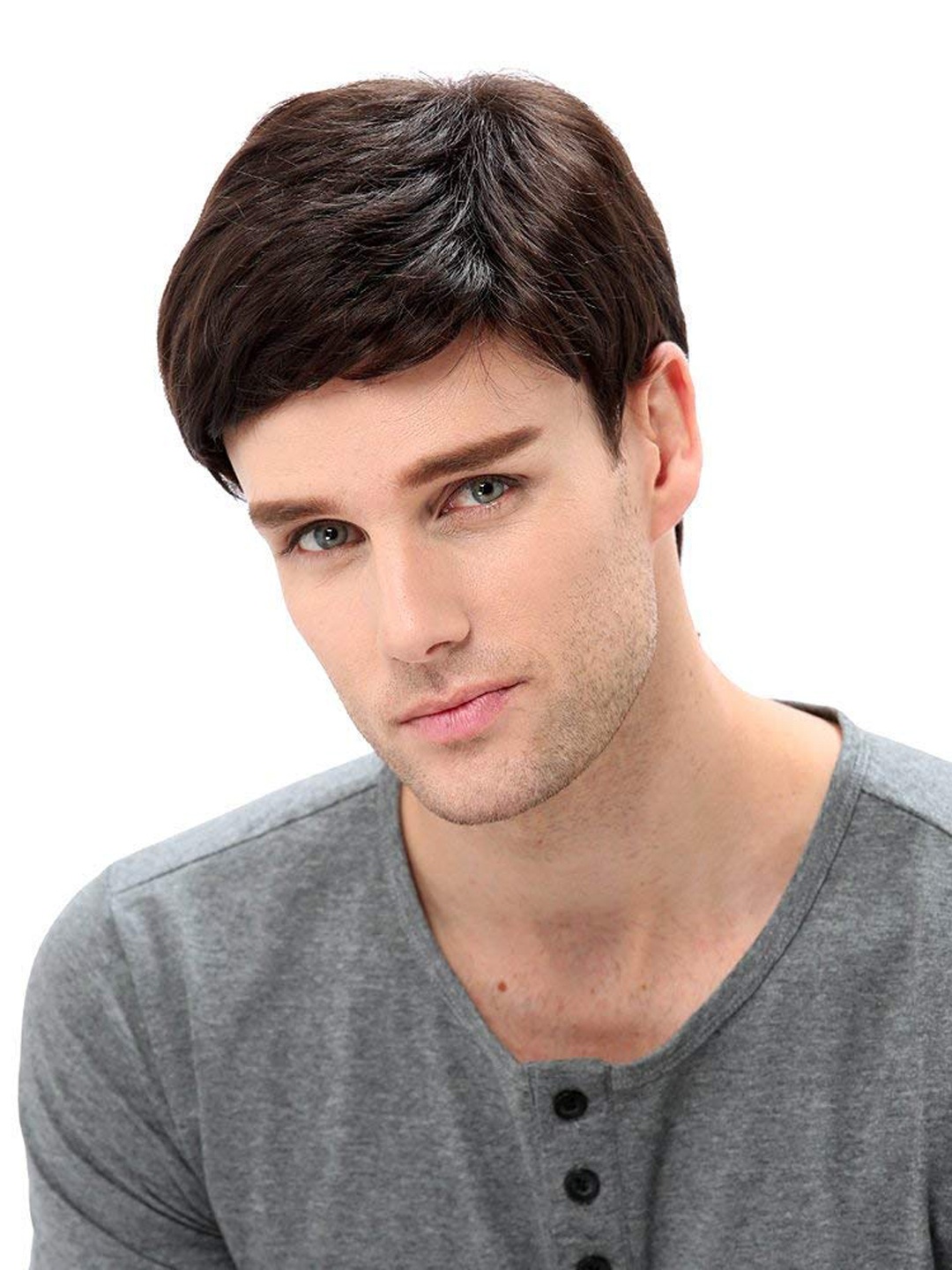 

CHRONEX Men Full Head Synthetic Hair Wig- Brown
