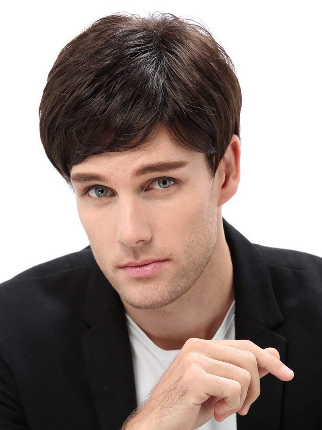 

CHRONEX Men Full Head Synthetic Hair Wig- Brown