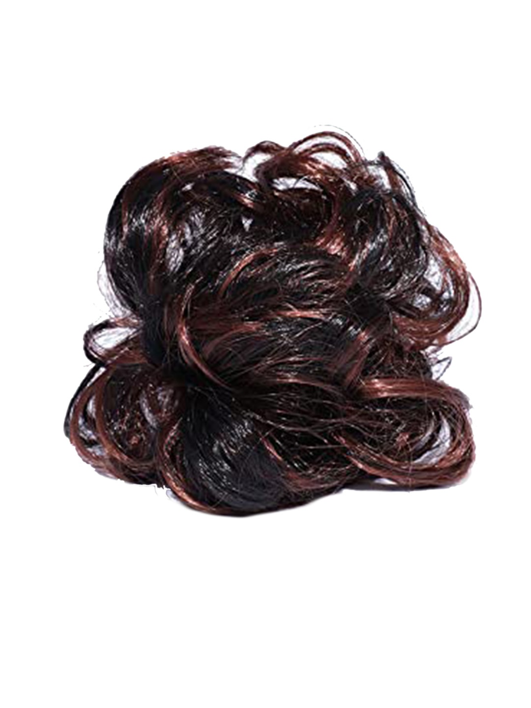 

CHRONEX Artificial Synthetic Hair Clutcher Juda Bun Hair Extension- Brown