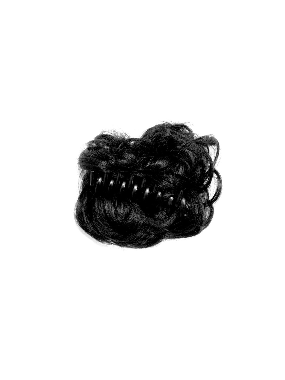 

CHRONEX Synthetic Nylon Bun Hair Extension Clutcher, Black