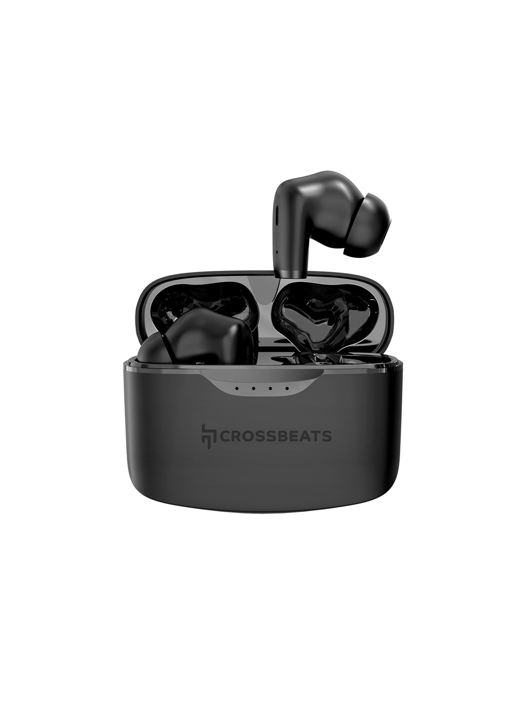 

CrossBeats OPERA 2.0 Opera Earbuds with 60hours playtime Wireless Charging Support, Black