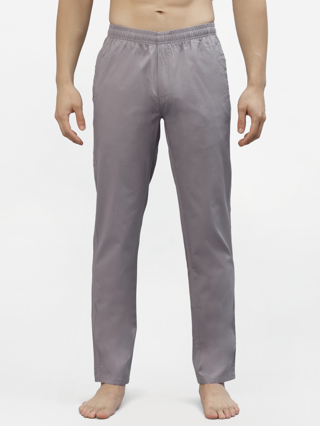 

SAPPER Men Pure Cotton Lounge Pants, Grey