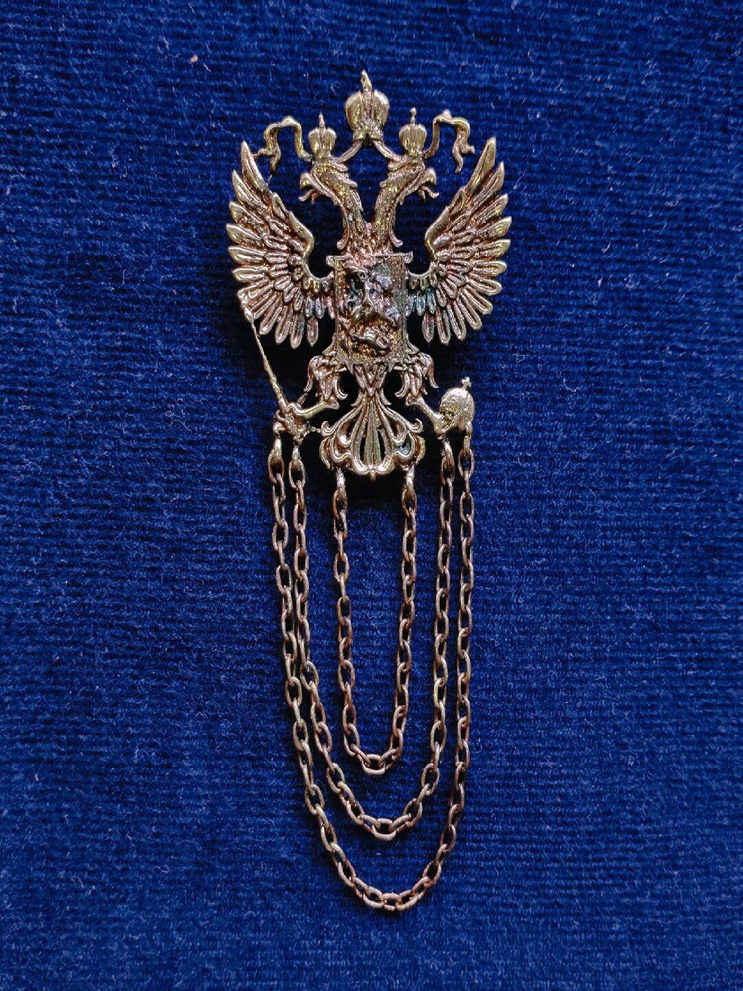 

Mahi Men Duo Phoenix Minimal Brooch, Gold