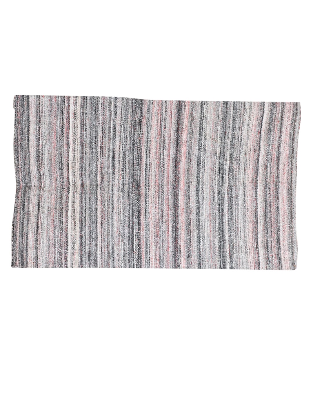 

Fabindia Shunya Red & White Shunya Woven-Designed Dhurrie