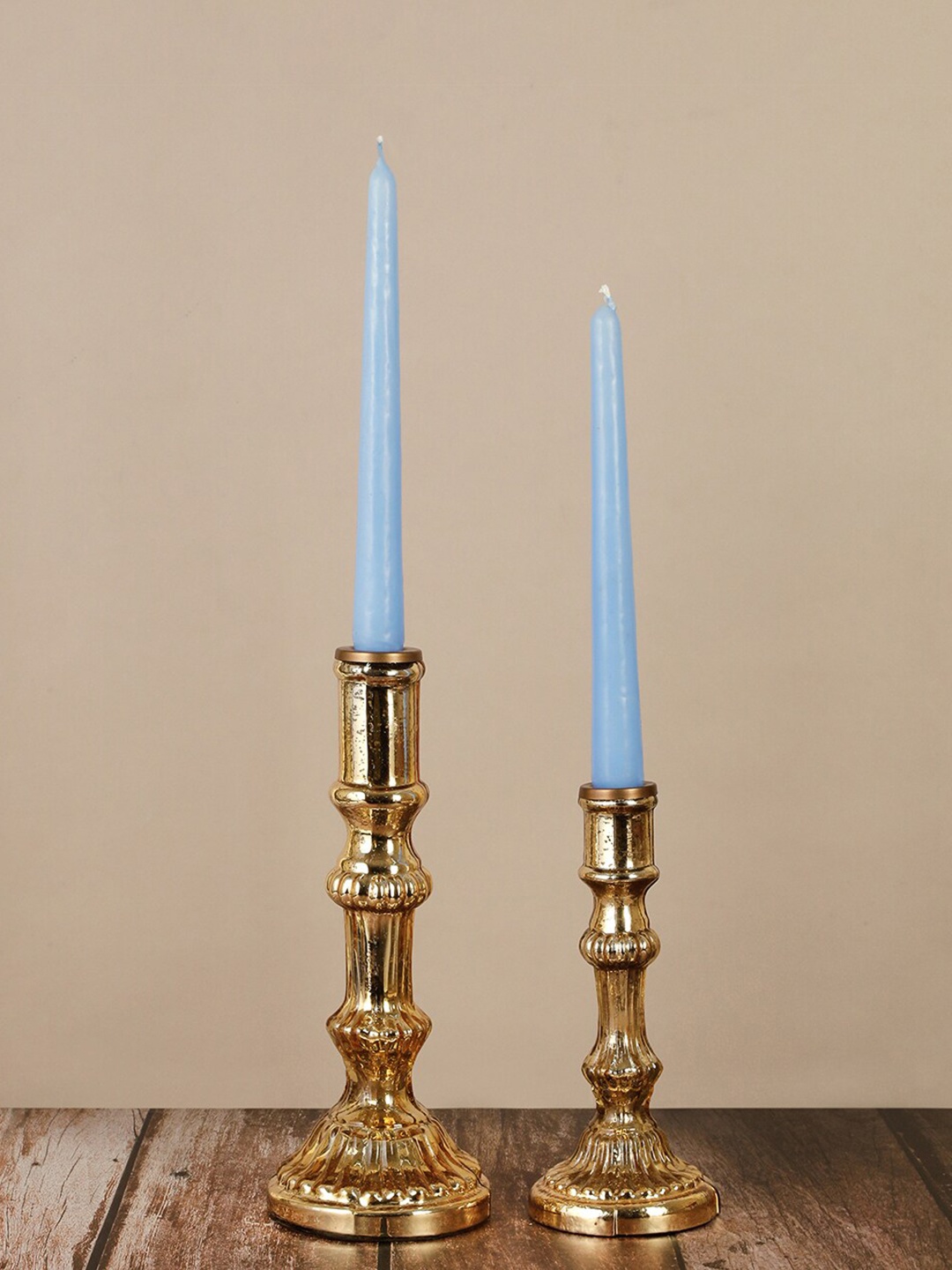 

Fabindia Blue 2 Pieces Chandi Taper Candles