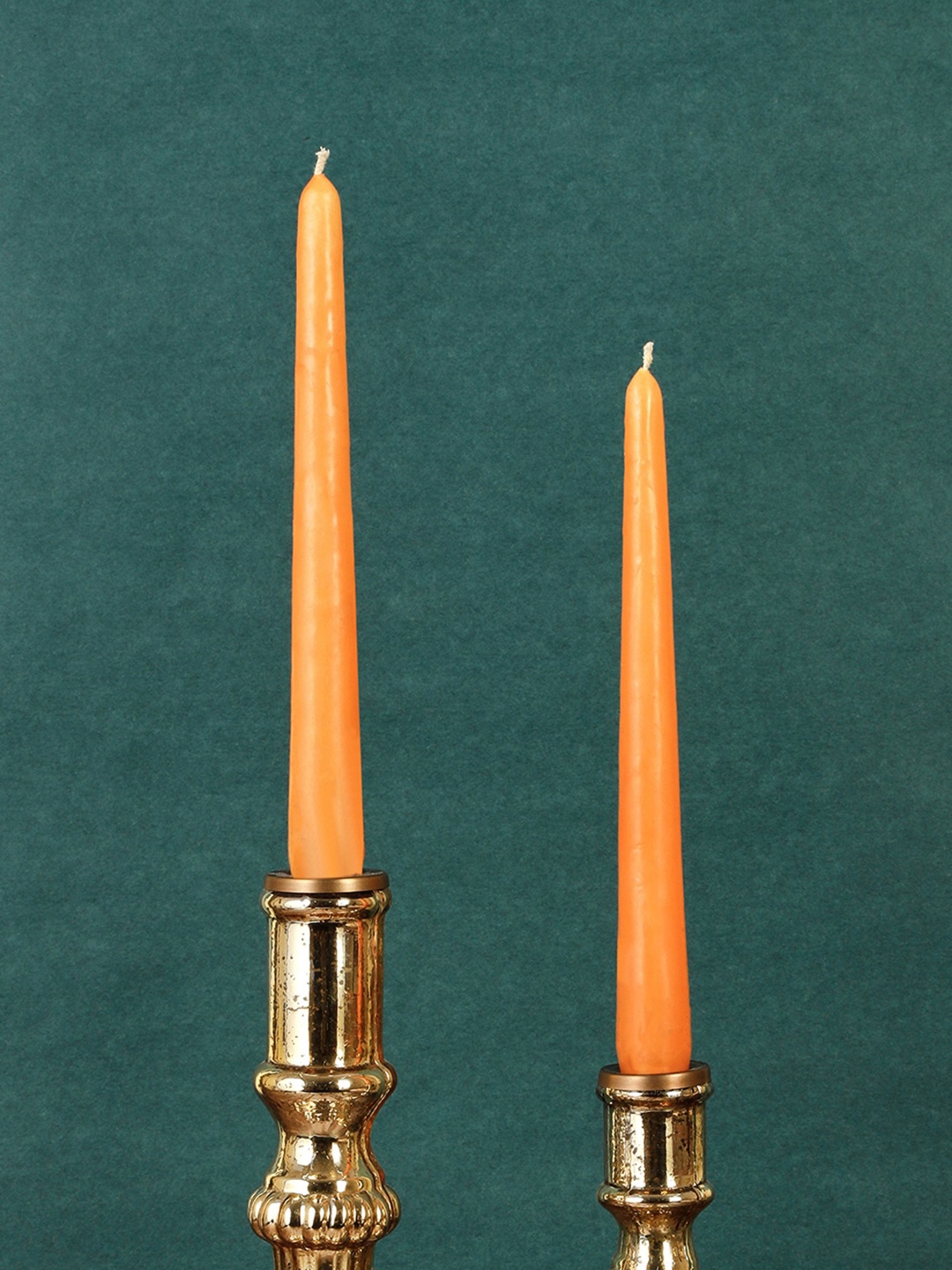 

Fabindia Suvarn 2 Pcs Mustard Yellow Taper Candles
