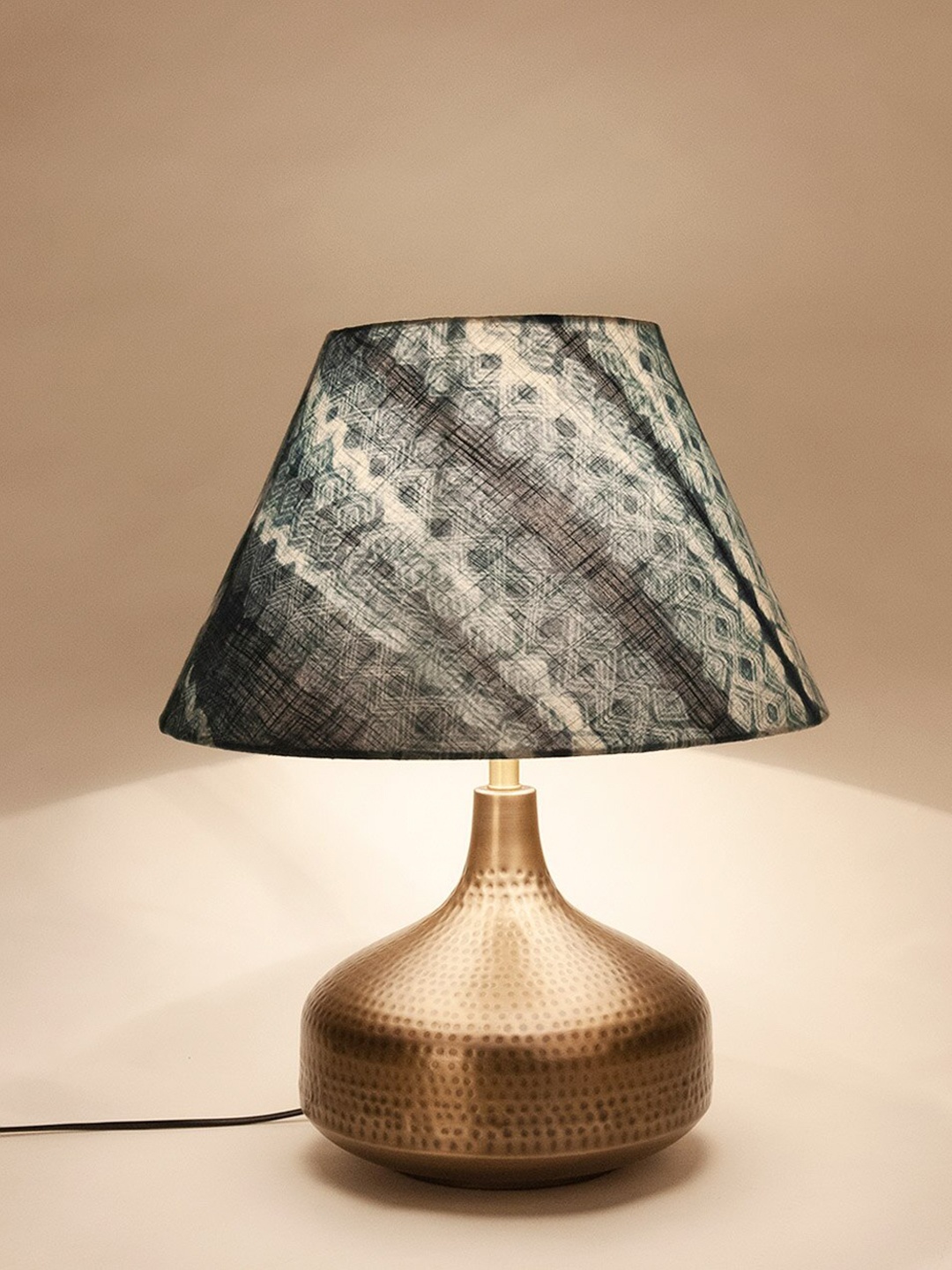 

Fabindia Niva Table Lamp Without Shade, Blue