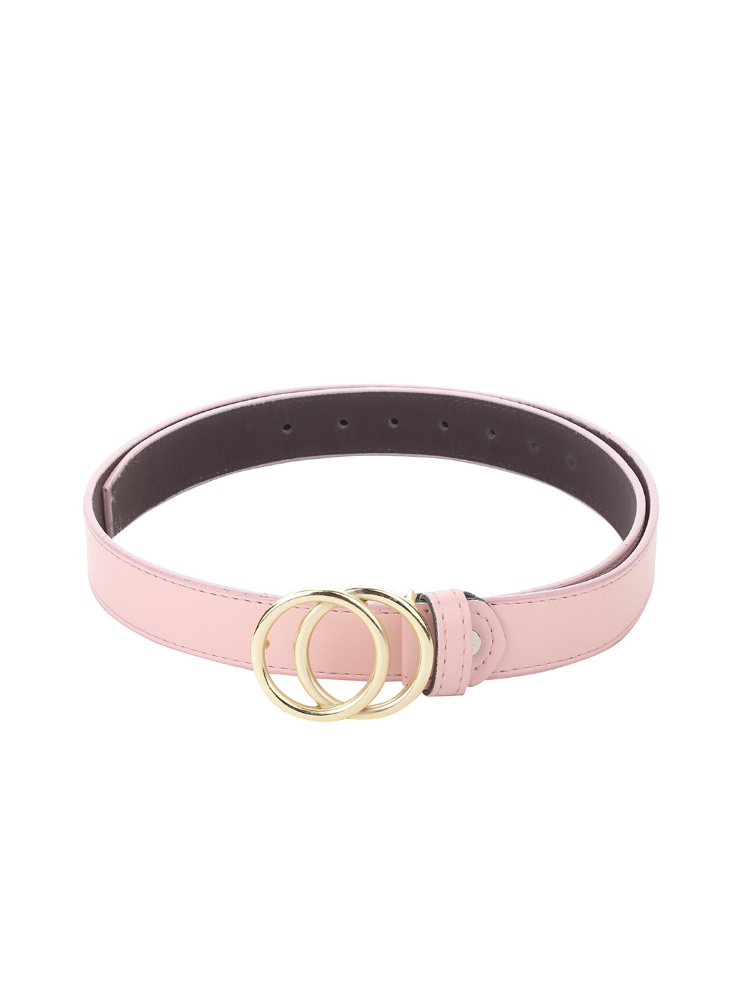 

HENEDA Women Textured Belt, Pink