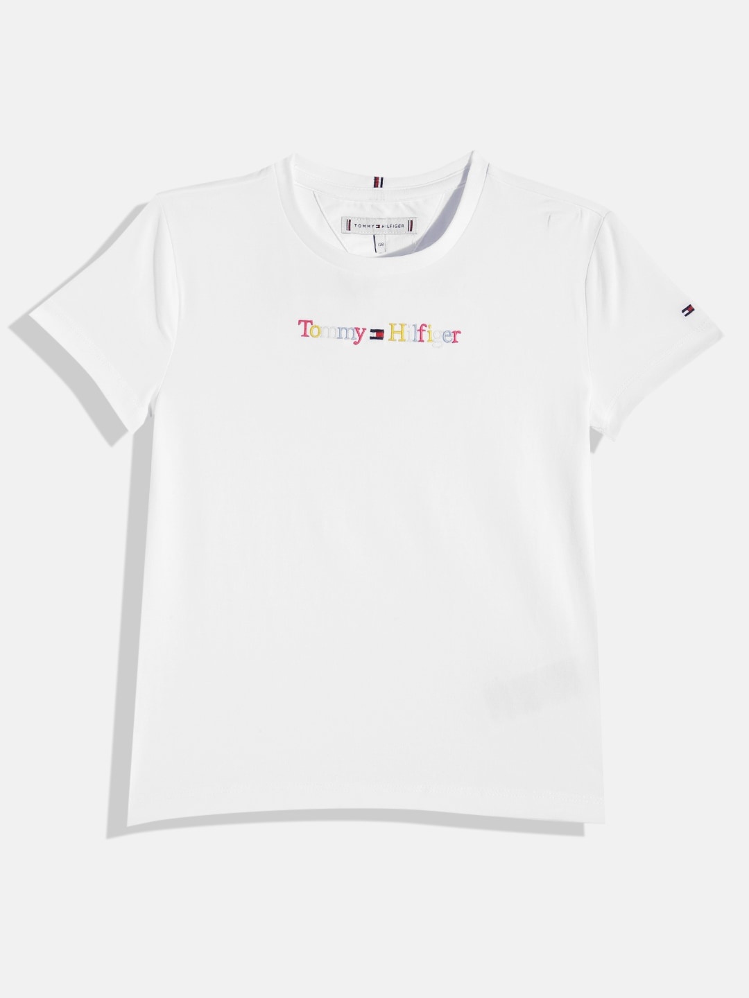 

Tommy Hilfiger Girls Brand Logo Detail T-shirt, White