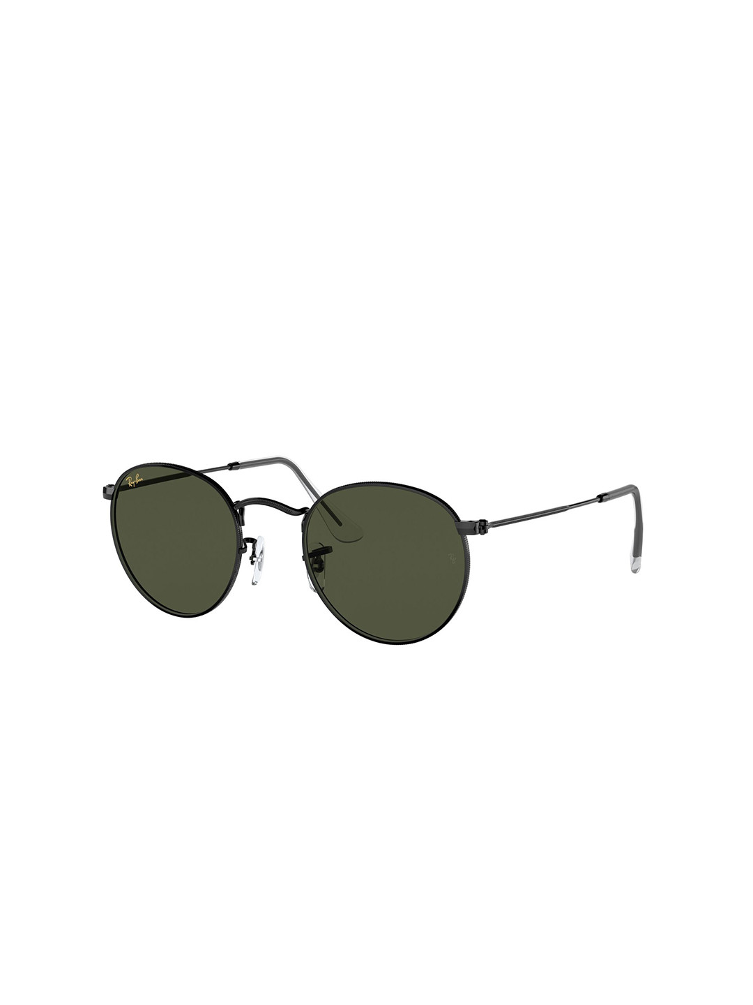 

RAY-BAN Men UV Protected Green Lens Round Sunglasses - 0RB344791993150, Black