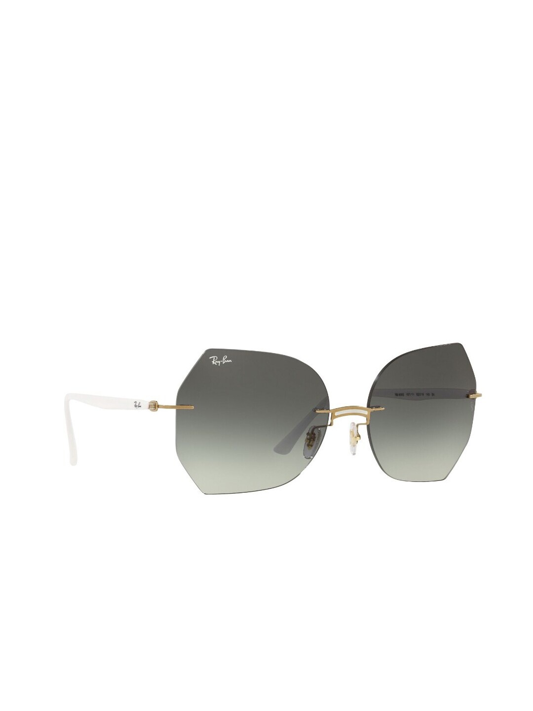 Ray-Ban Women Oversized Sunglasses with UV Protected Lens 8056597460620, Grey