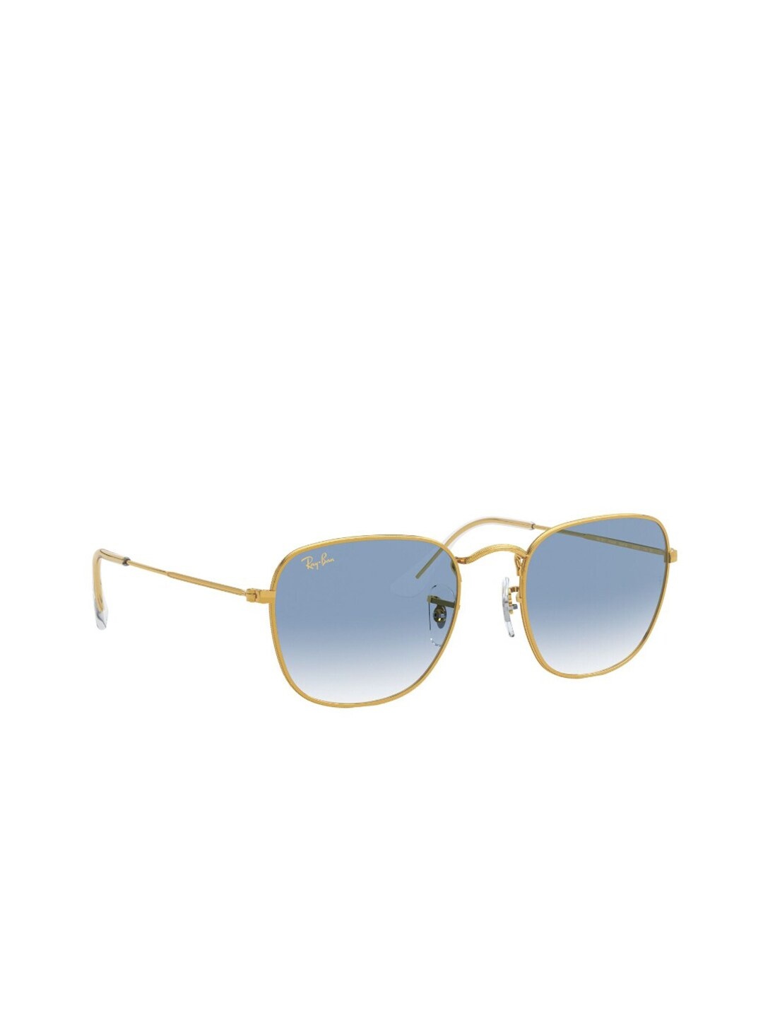 

Ray-Ban Unisex Square Sunglasses with UV Protected Lens 8056597386715, Gold