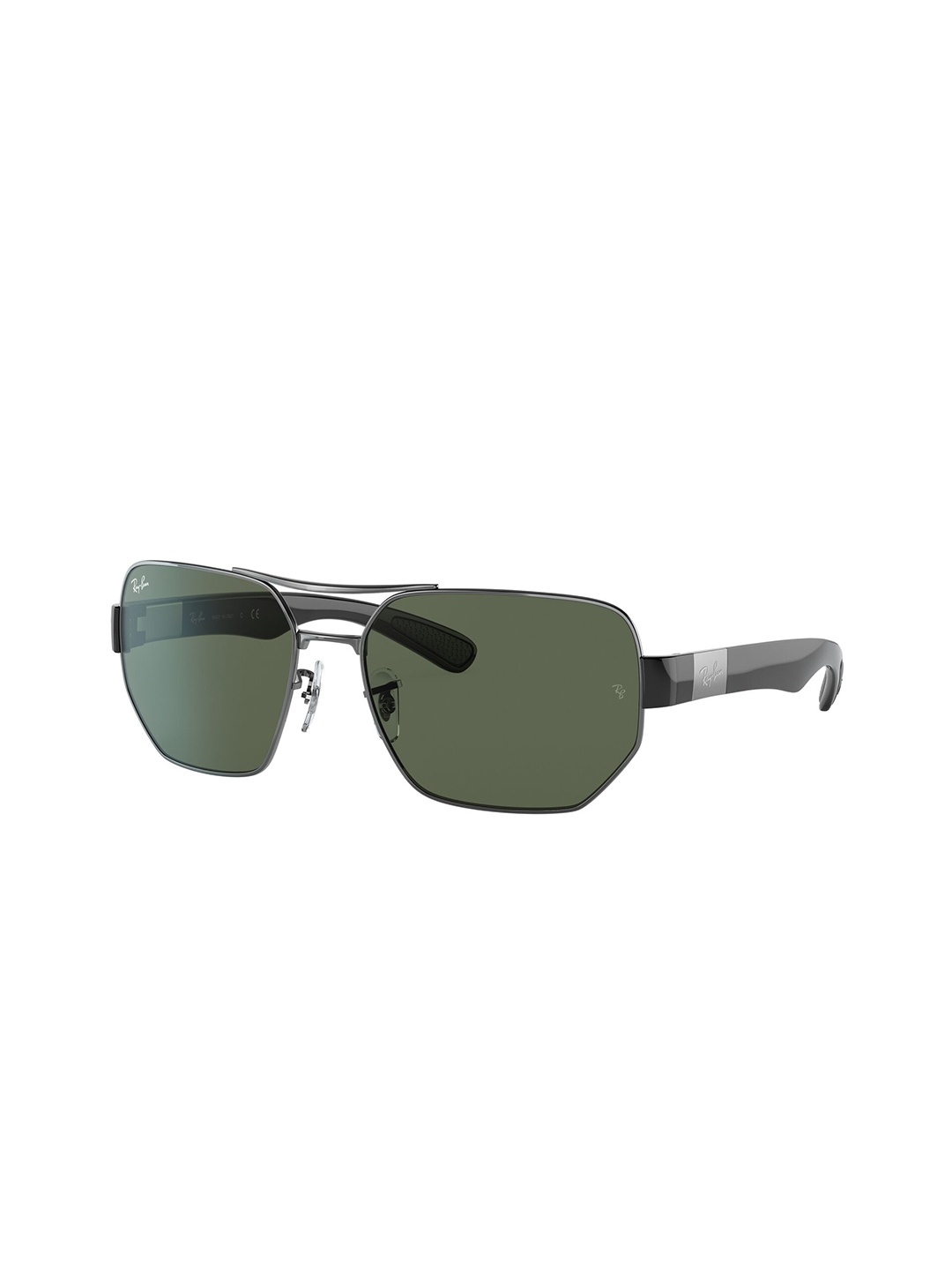 Ray-Ban Oversized Sunglasses with UV Protected Lens 8056597432009, Metallic
