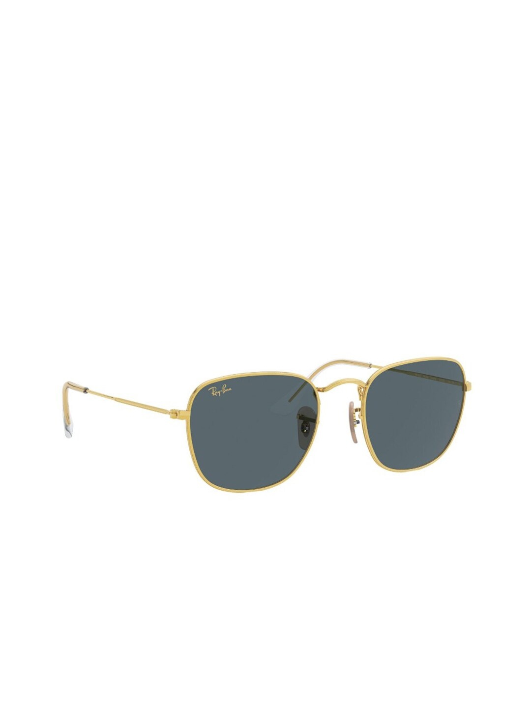 

Ray-Ban Unisex Square Sunglasses with UV Protected Lens - 8056597385633, Gold