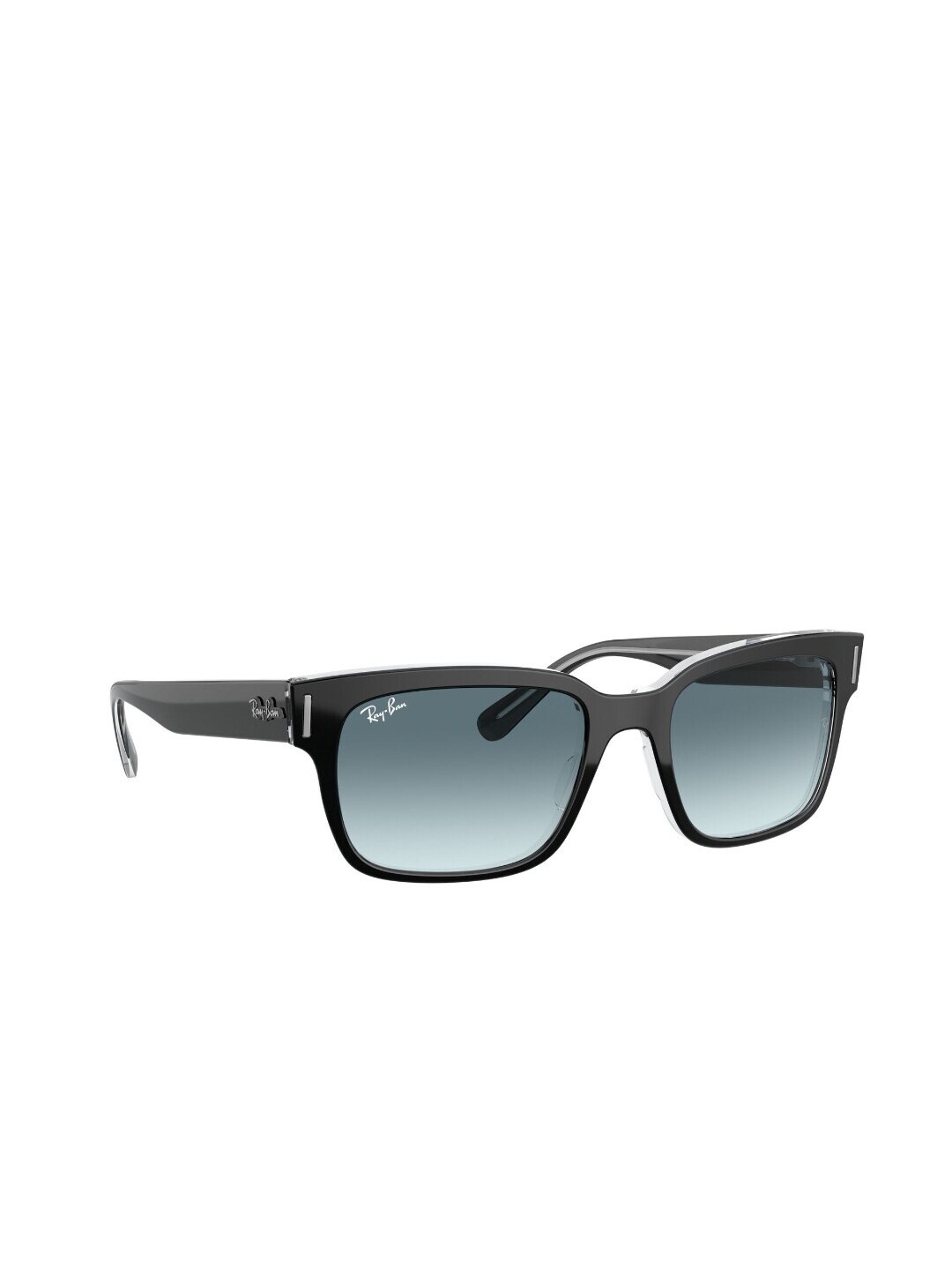 

Ray-Ban Men Gradient Blue Lens Square Sunglasses - 0RB219012943M55, Black