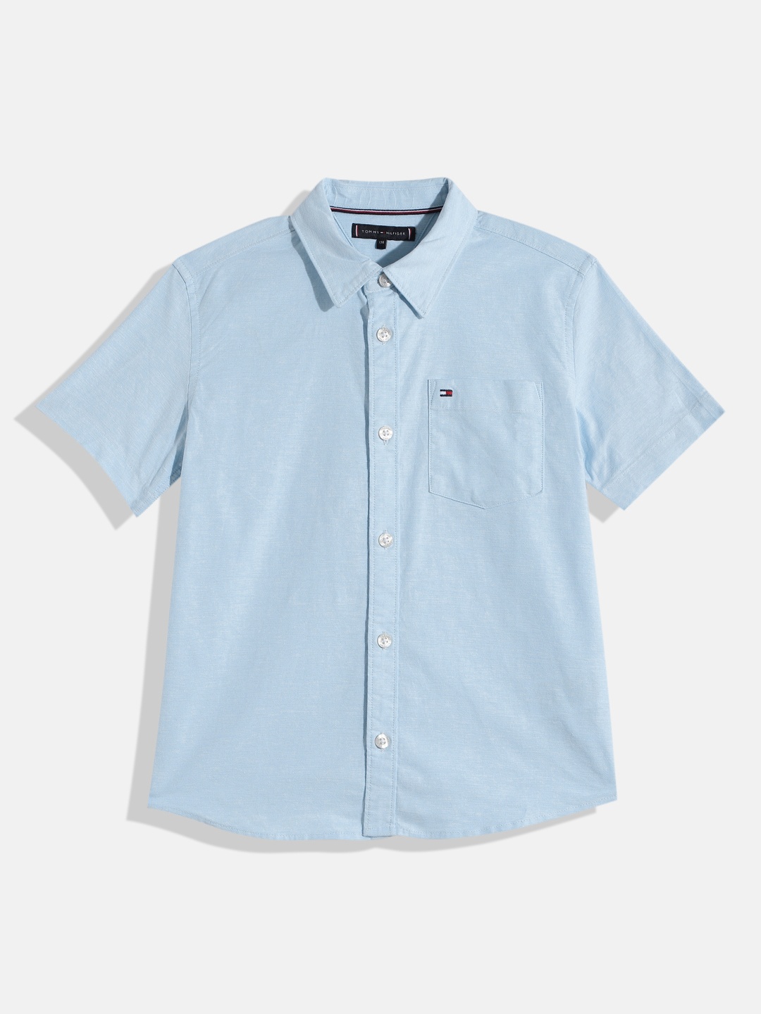 

Tommy Hilfiger Boys Oxford Casual Shirt, Blue