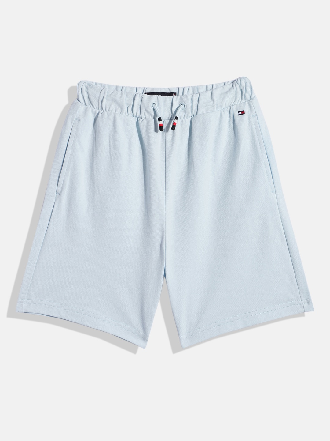 

Tommy Hilfiger Boys Solid Pique Knitted Sweat Shorts, Blue