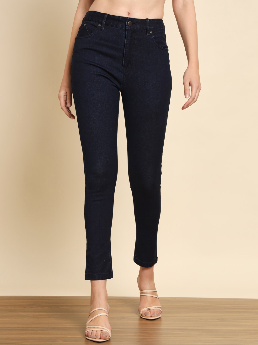 

Darzi Women Jean Skinny Fit Stretchable Jeans, Blue