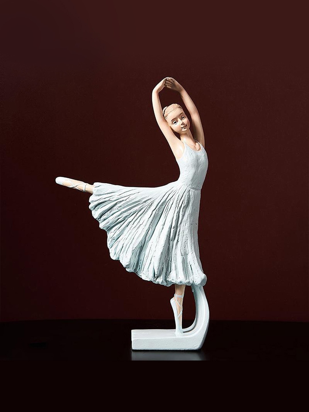 

Nestasia Blue & Beige Ballerina Figurine Showpiece