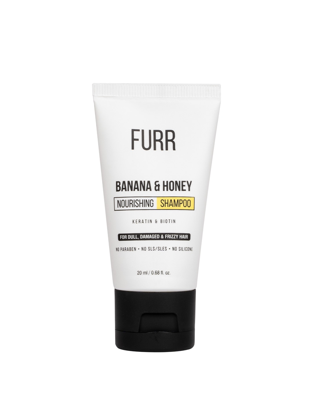 

PEESAFE Furr Banana & Honey Nourishing Shampoo with Keratin & Biotin - 20 ml, White