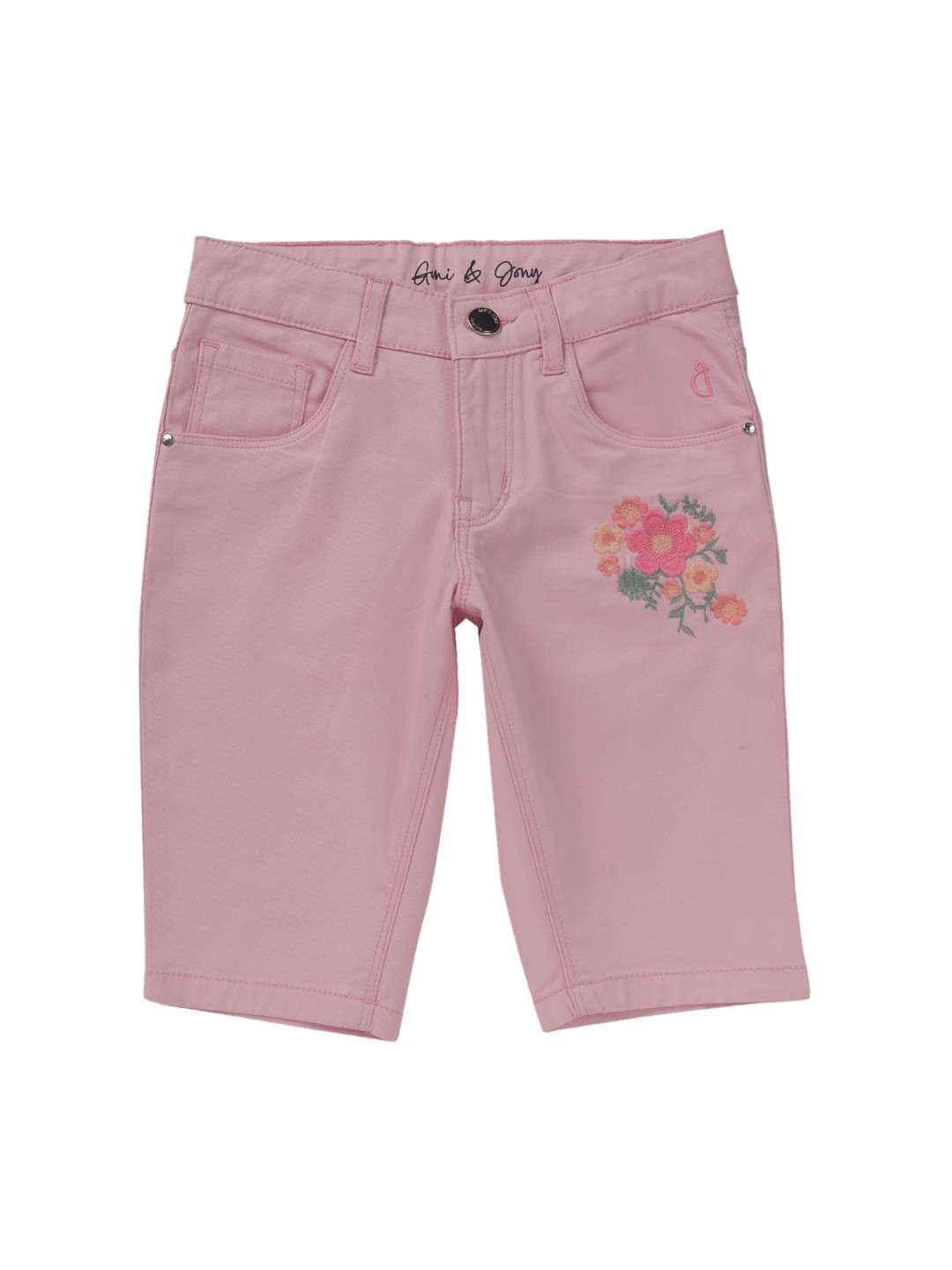 

Gini and Jony Girls Cotton Jeans, Pink
