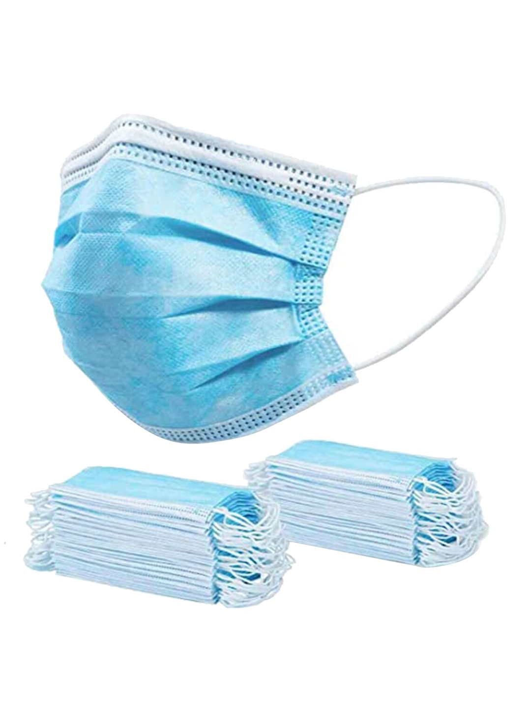 

Swiss Design 100-Pcs 3 Ply Surgical Face Masks, Blue