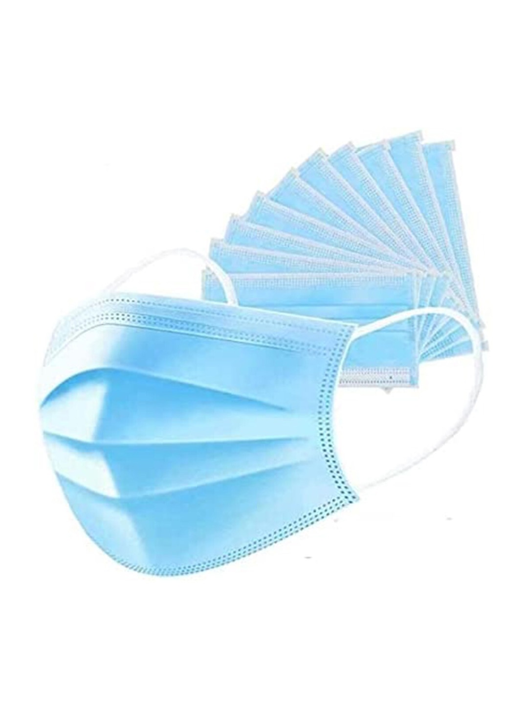 

Swiss Design 100-Pcs 3 Ply Surgical Face Masks, Blue