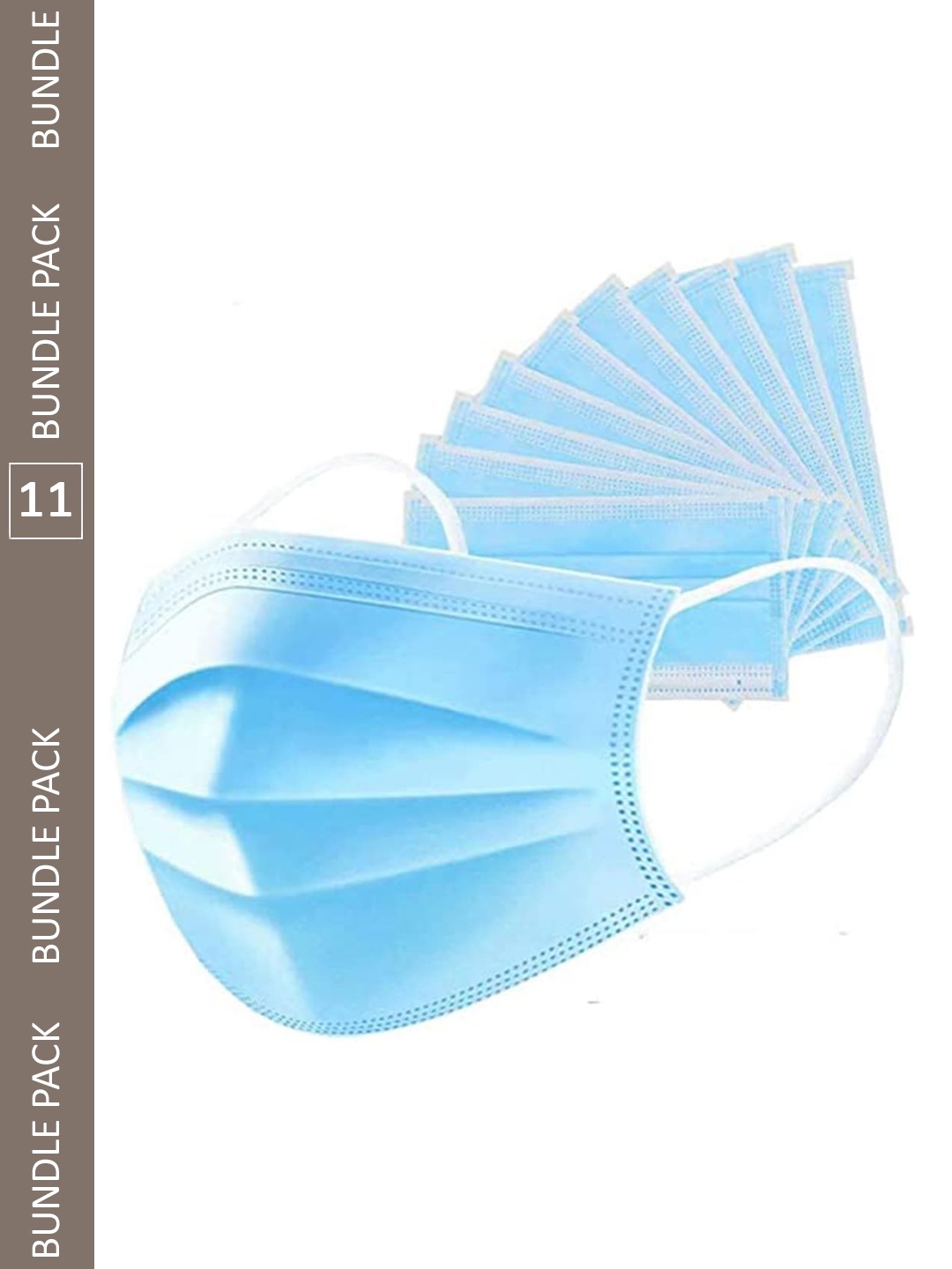 Swiss Design 100-Pcs 3 Ply Surgical Face Masks, Blue