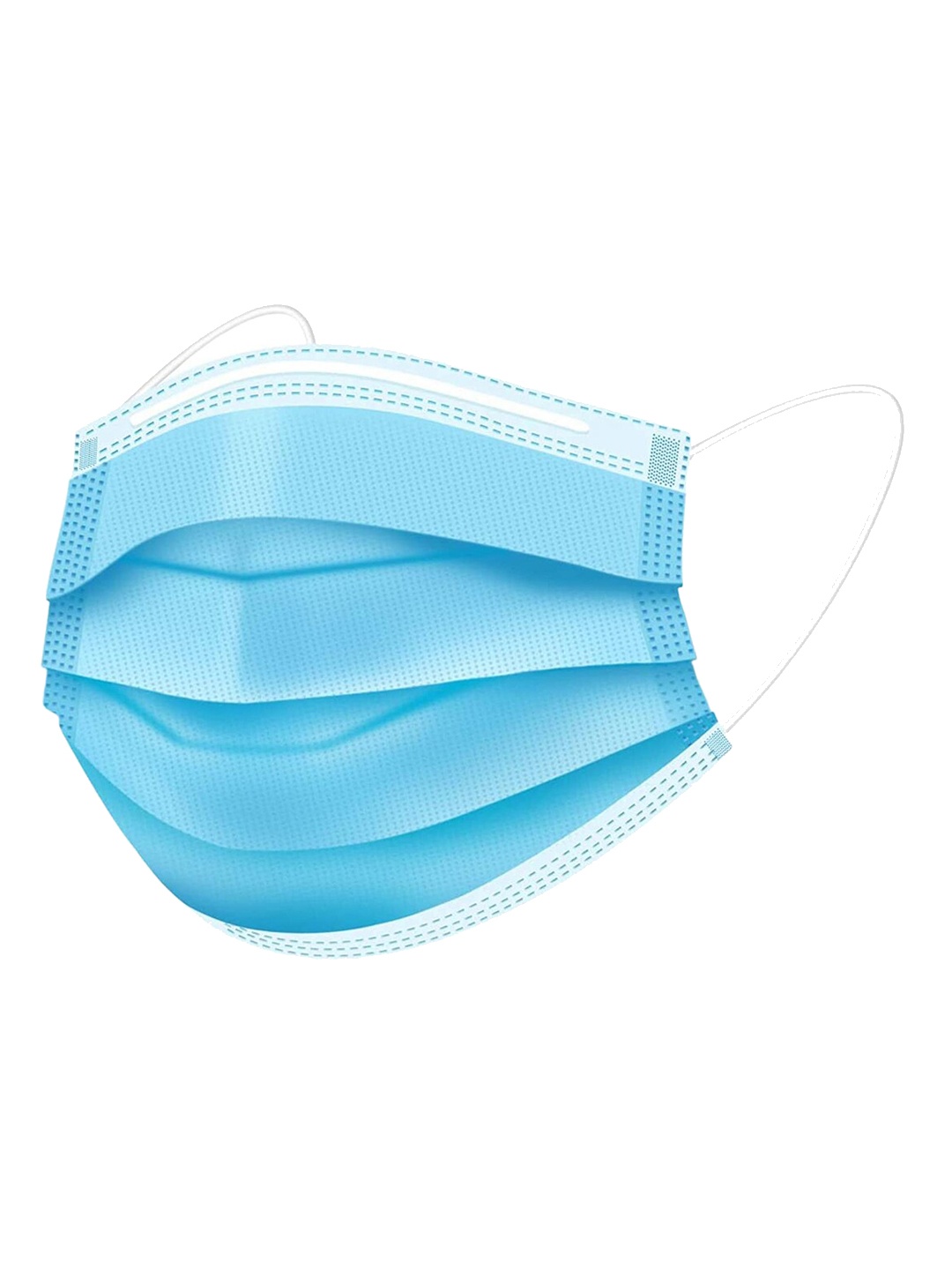 

Swiss Design Pack Of 100 Blue 3ply Disposable Surgical Mask With Nose-Pin