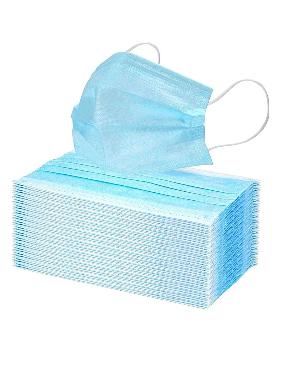 

Swiss Design 100-Pcs 3 Ply Surgical Face Masks, Blue