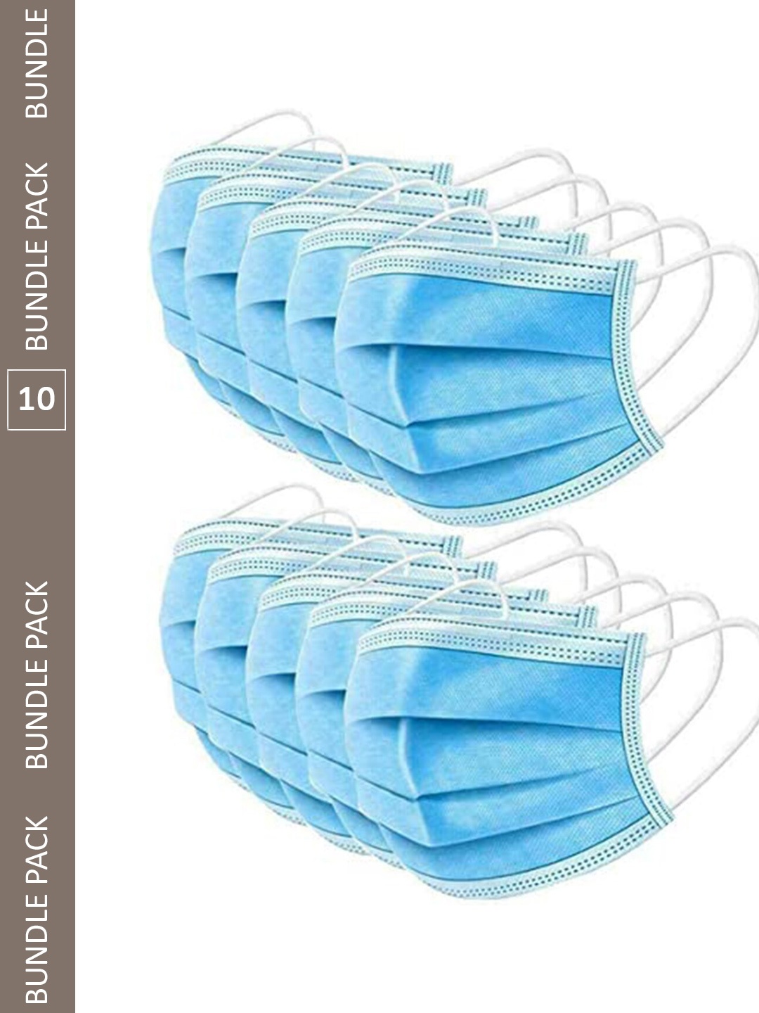

Swiss Design 100-Pcs 3 Ply Surgical Face Masks, Blue