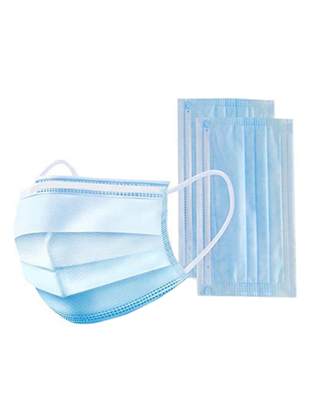 

Swiss Design 100-Pcs 3 Ply Surgical Face Masks, Blue
