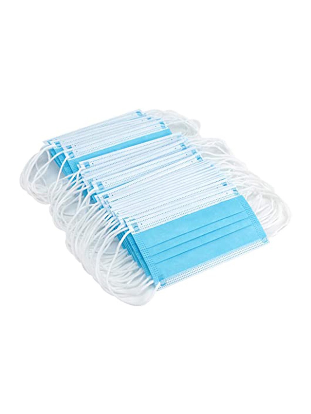 Swiss Design 100-Pcs 3 Ply Surgical Face Masks, Blue