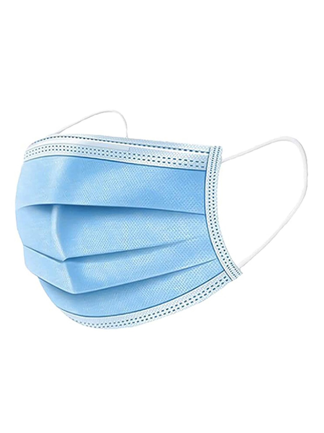 

Swiss Design Pack Of 100 Blue 3ply Surgical Mask With Nose-Pin
