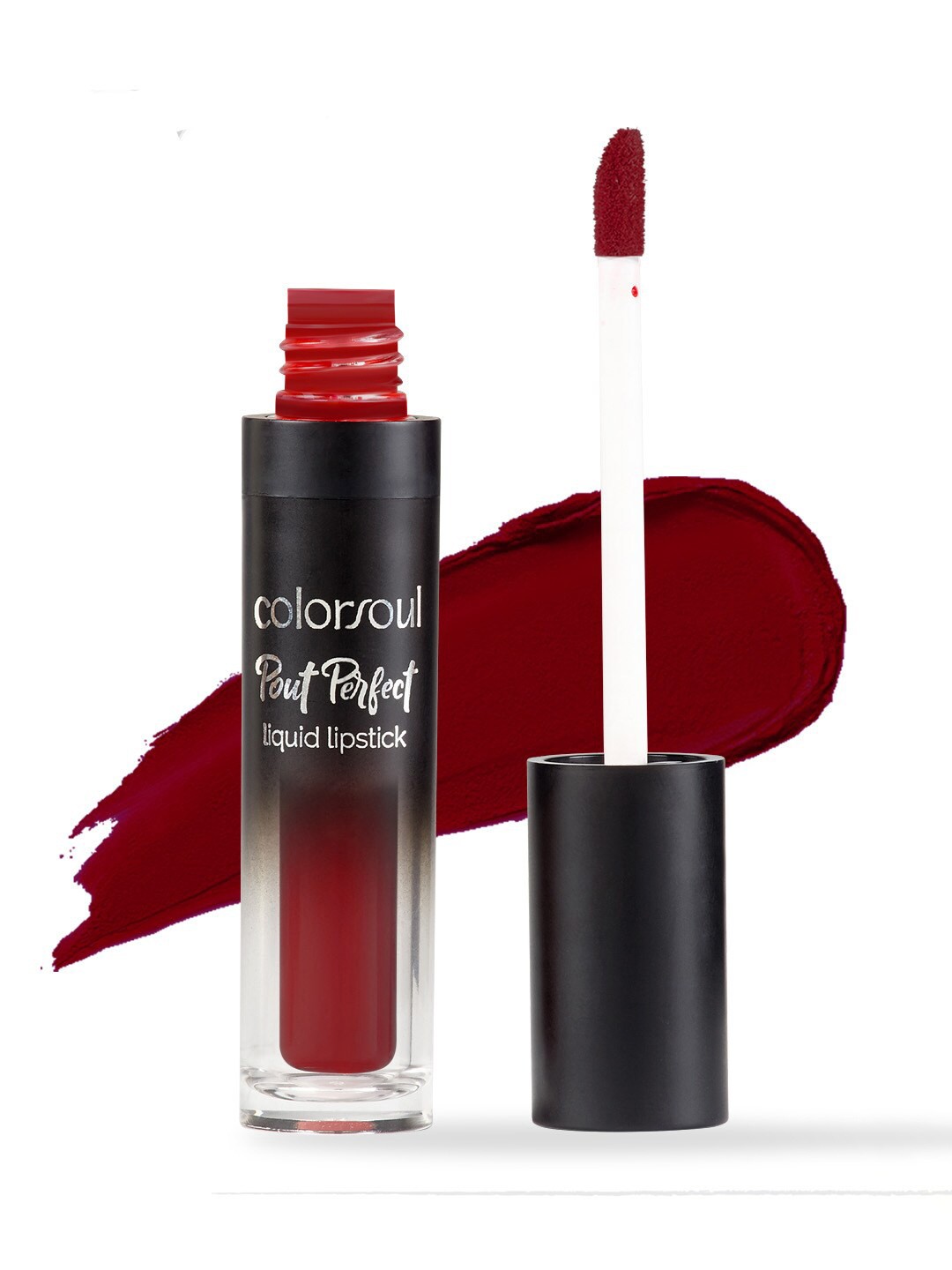

Colorsoul Pout Perfect SPF15 Matte Liquid Lipstick with Jojoba 4.5ml - Red Bombshell 04