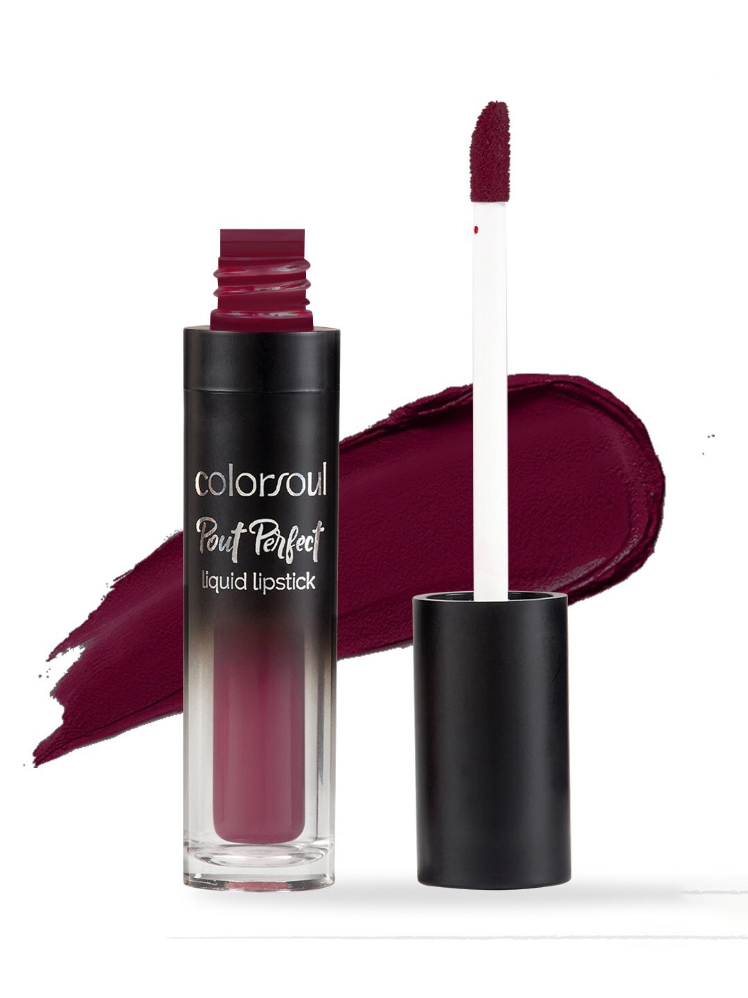 

Colorsoul Pout Perfect SPF15 Matte Liquid Lipstick with Jojoba Oil 4.5 ml - Pink Gamble 08, Purple