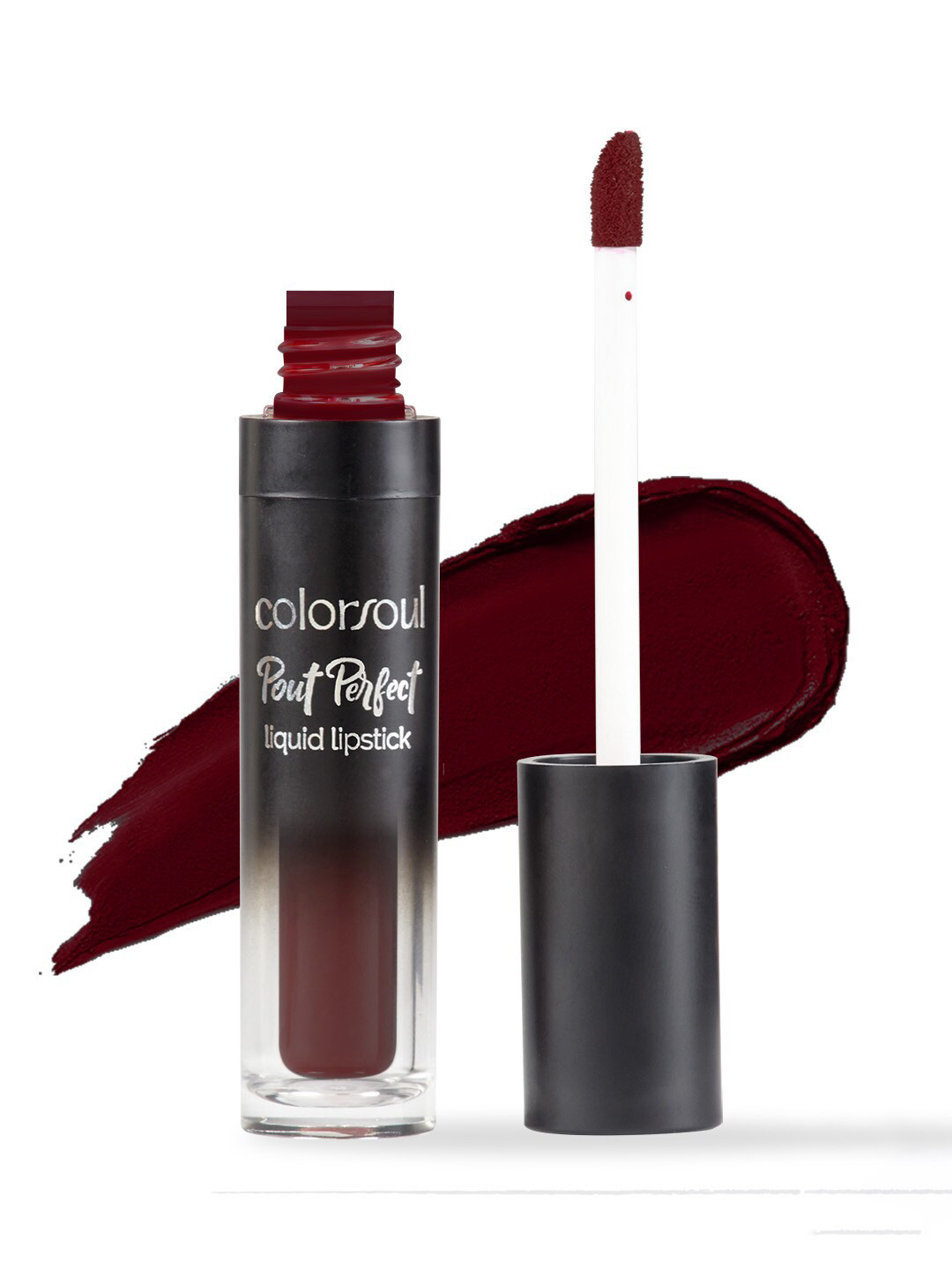 

Colorsoul Pout Perfect Matte Liquid Lipstick 4.5 ml - Kiss Of Fire 01, Maroon