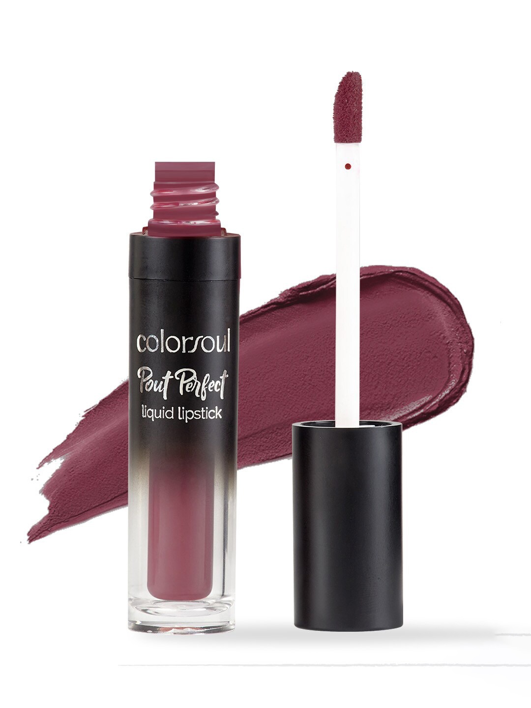 Colorsoul Pout Perfect Matte Liquid Lipstick 4.5 ml - Rosewood 15, Brown