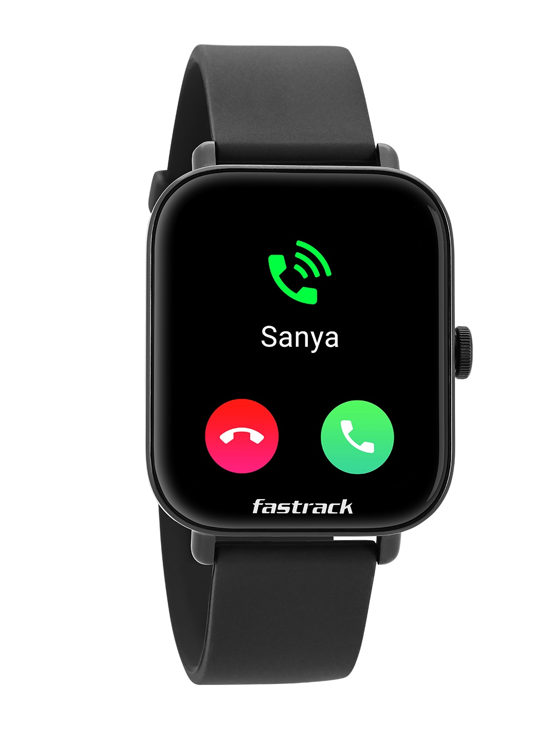 

Fastrack Reflex Vox 2 with Large 1.8 inch HD Display & BT Calling Smartwatch, Black