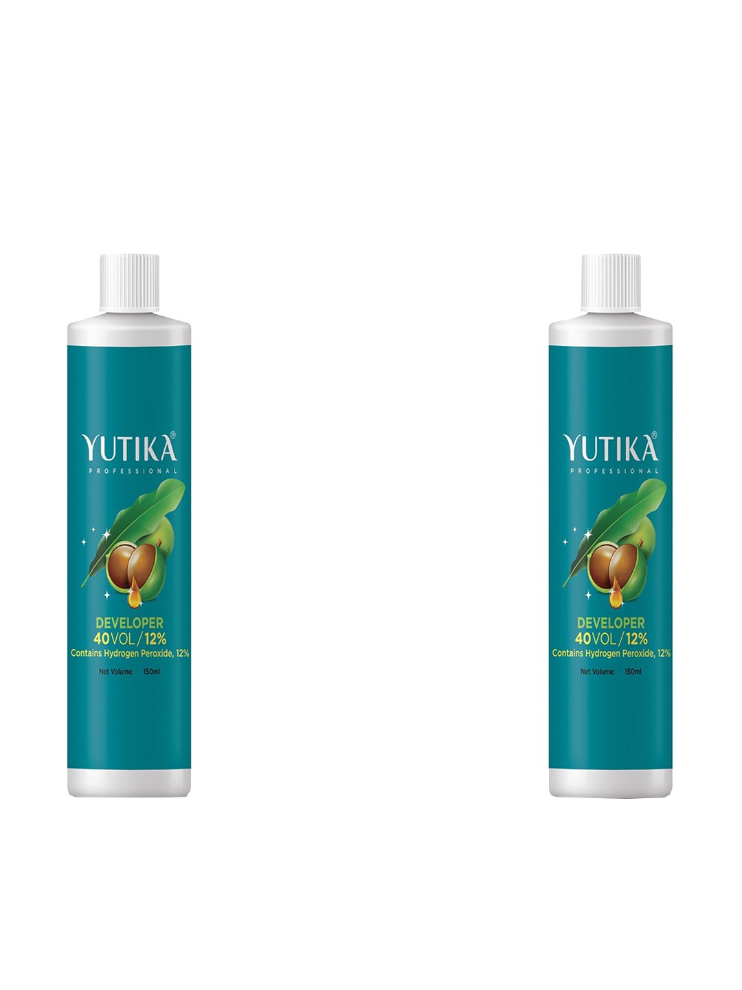 

YUTIKA Set Of 2 Professional Hair Developer - 150ml Each, White