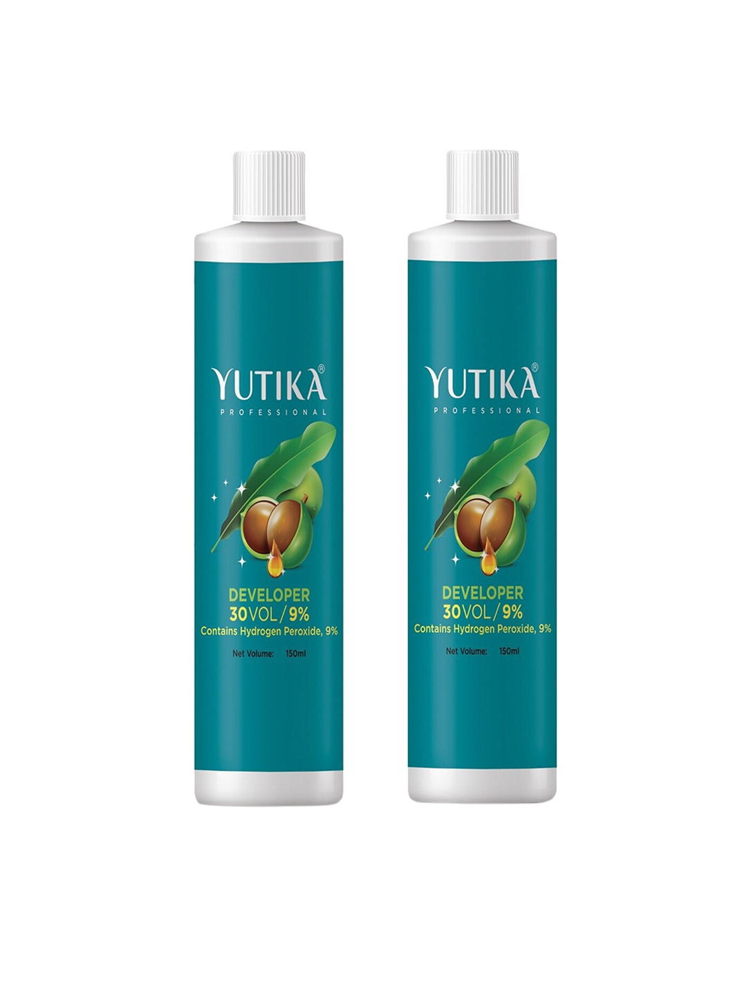 

YUTIKA Set Of 2 Professional Hair Developer - 150ml Each, White